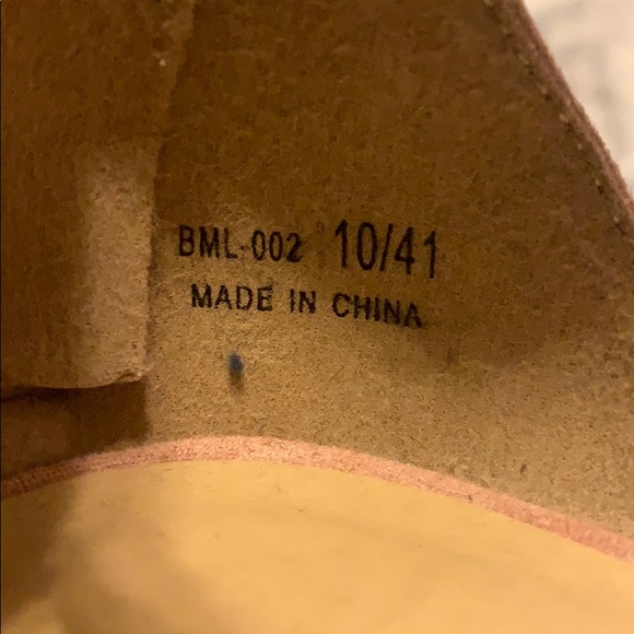 CL by Laundry Blush Pink Suede Heels Sz 10 - Picture 5 of 6